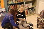 Nauka płynnego czytania w międzyzdrojskiej bibliotece - 24 października 2023 r.