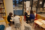 Nauka płynnego czytania w międzyzdrojskiej bibliotece - 24 października 2023 r.