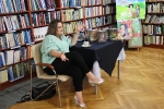 Pisanie z pasją – spotkanie z Joanną Jax w międzyzdrojskiej bibliotece 23 czerwca 2022 r.
