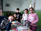 Punkt biblioteczny w Szkole Podstawowej nr 2 w Wapnicy - 07.03.2023 r.