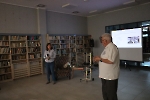 Spotkanie z dr Agnieszką Podolecką pracownikiem UNICEF w międzyzdrojskiej bibliotece – 09.10.2023 r.