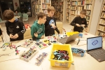 Warsztaty z robotyki Lego Spike w międzyzdrojskiej bibliotece 8.12.2022 r.